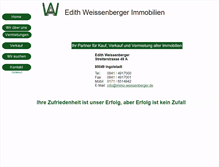 Tablet Screenshot of immo-weissenberger.de